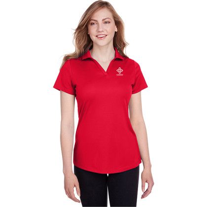 Red Custom Puma Golf Ladies' Icon Golf Polo | Golf Shirts for Women