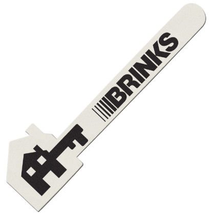 Imprinted Horizontal House Emery Board | Natural Custom Emery Boards Wholesale