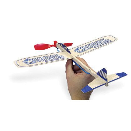 Imprinted Propeller Balsa Glider 12" Wing Span - Easy Fly