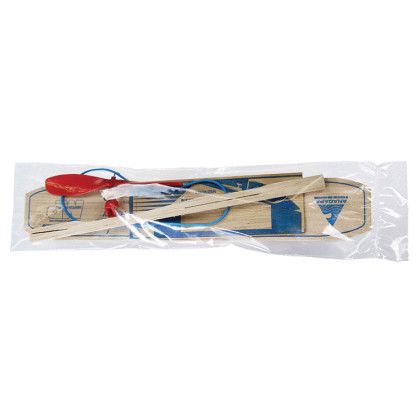 Imprinted Propeller Balsa Glider 12" Wing Span - packaging