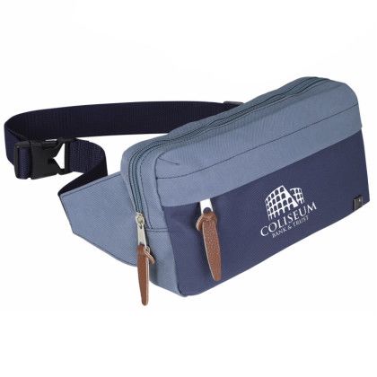 Promotional Kapston Jaxon Fanny Pack - Blue Promotional Kapston Jaxon Fanny Pack - Blue