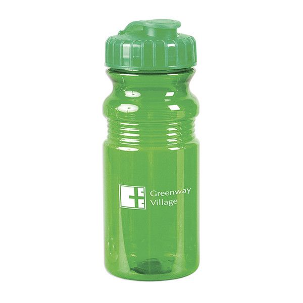 20 Oz. Translucent Sport Bottle w/Snap Cap