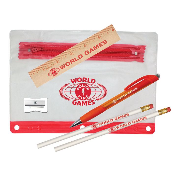 AAkron Rule 05011-B - Clear Translucent School Kit