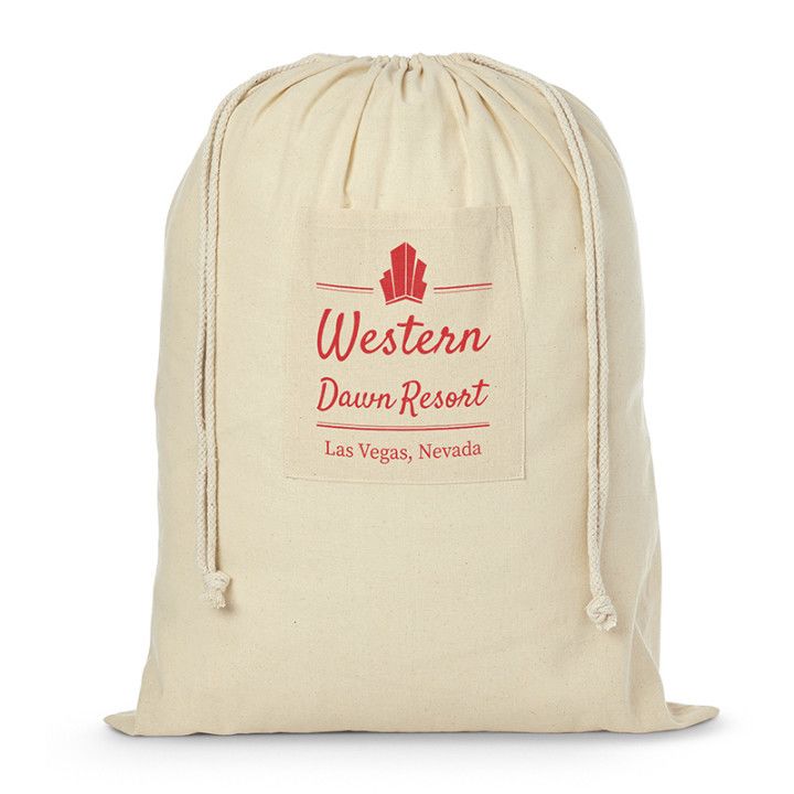 Hotel cotton laundry bags