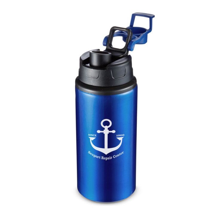 Promotional 28 oz H2Go Surge Aluminum Water Bottle Blue