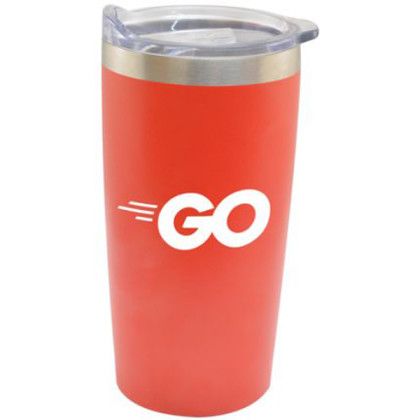 Logo Copper-Lined 20 oz Vacuum Tumbler Matte Red