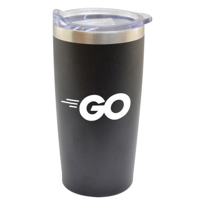 Logo Copper-Lined 20 oz Vacuum Tumbler Matte Black Logo Copper-Lined 20 oz Vacuum Tumbler Matte Black