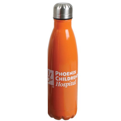 Imprinted Stainless Steel Insulated 17oz Bottle | Custom Drinkware
