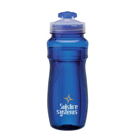 Imprinted Forte 24 oz. PET Water Bottle Blue