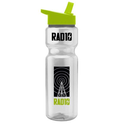 Promo Transparent Bottle with lime lid