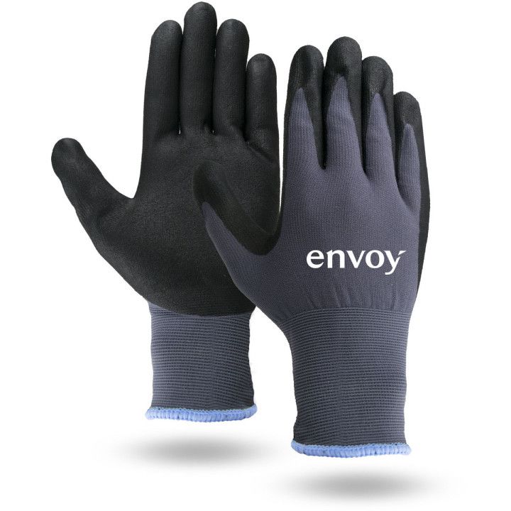 Imprinted Antimicrobial Touchscreen Gloves Logo Work Gloves