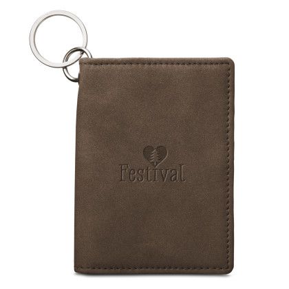 Custom Logo Leeman Nuba ID Wallet - Brown