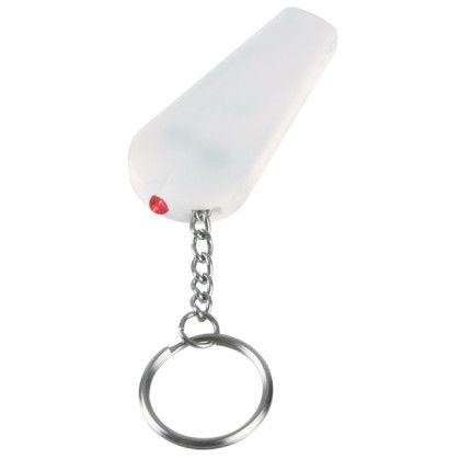 Whistle Light Key Chain White