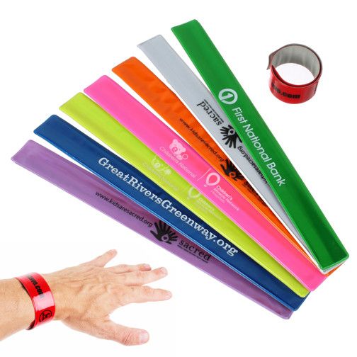 Reflective Slap Bracelet  Promotional Slap Bracelets for Events