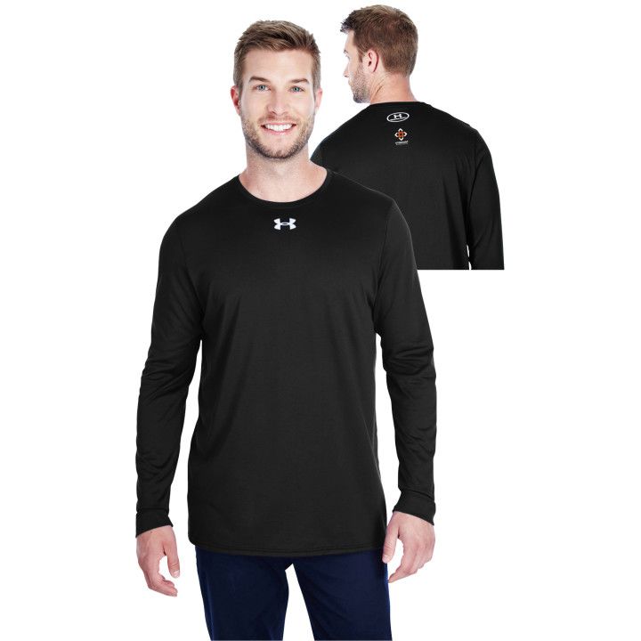 Logo Embroidered Under Armour Men's Long Sleeve Locker Tee