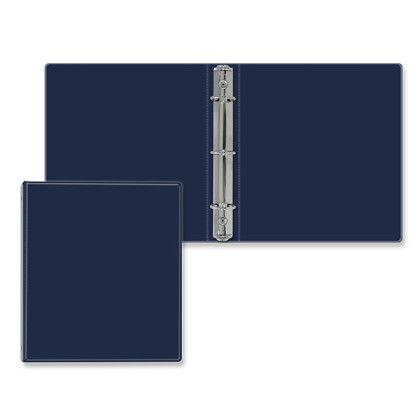 Promotional 1" Mini Ring Binders - Navy Blue