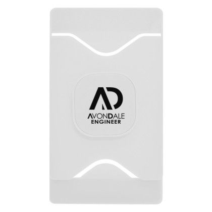 Custom Alliance Phone Stand & Wallet - White 