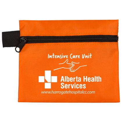 Printed Back to Work Protection Kit Pouch - Orange Printed Back to Work Protection Kit Pouch - Orange