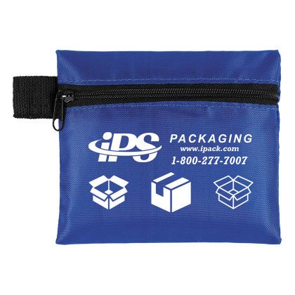 Printed Back to Work Protection Kit Pouch - Blue