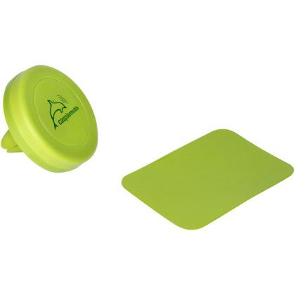 Magnetic Car Vent Phone Holder Imprinted Lime