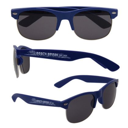 Company Promotion Half Frame Sunglasses - Blue