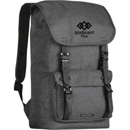 Custom Imprinted Oasis Backpack - Carbon heather