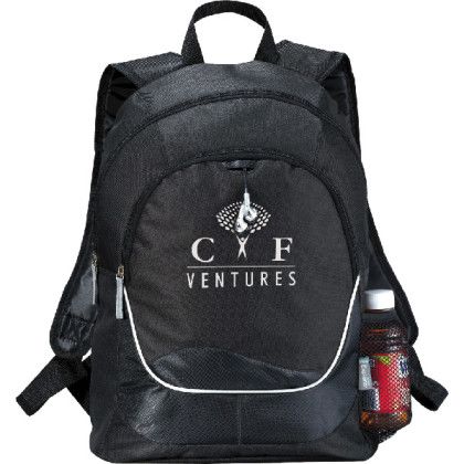 Custom Imprinted Explorer Backpack - Black