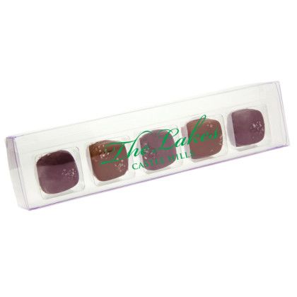 Acetate Sticks with Sea Salt Caramels Imprinted Acetate Sticks with Sea Salt Caramels Imprinted