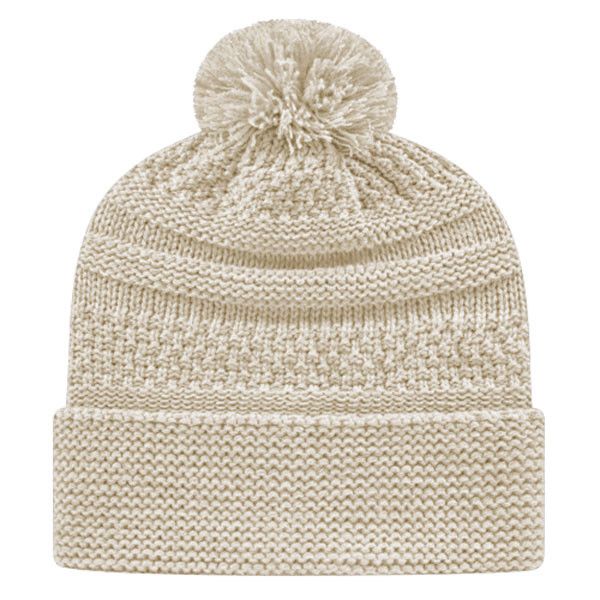 Personalized Monogram Cable Knit Hat