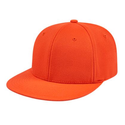 Orange Embroidered Flexfit Wool Blend Performance Cap