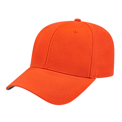 Orange Original Acrylic/Wool Serge Cap with Logo