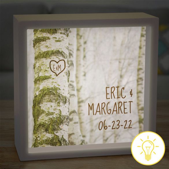 Personalized Night Light With Couples Names