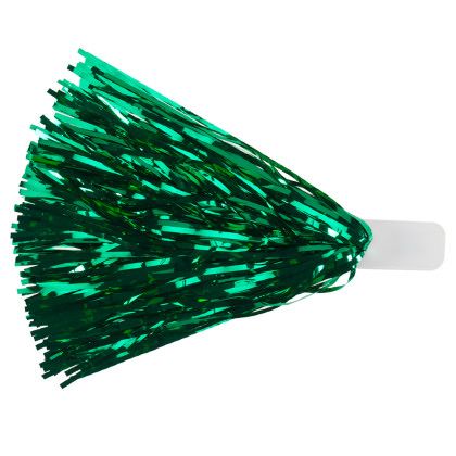 Green Promo Metallic Pom - 500 Streamers