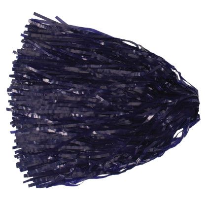 Dark Purple Mascot Handle Pom - 500 Streamers