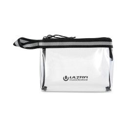 Printed Sigma Clear Zippered Pouch | Custom Transparent Bags