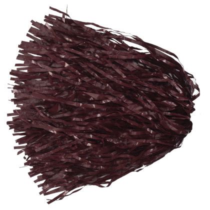 Maroon Ring Tab Pom Poms - 500 Count with Logo