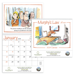 Custom Premium Appointment Calendar Murphy's Law