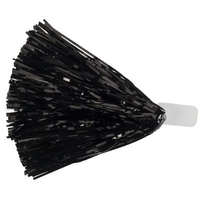 Black Metallic Custom Glitter Pom - 625 Streamers