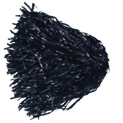 Navy Blue Custom Cheerstar Handle Pom - 1,250 Streamers Navy Blue Custom Cheerstar Handle Pom - 1,250 Streamers