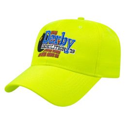 Embroidered Fluorescent Safety Cap