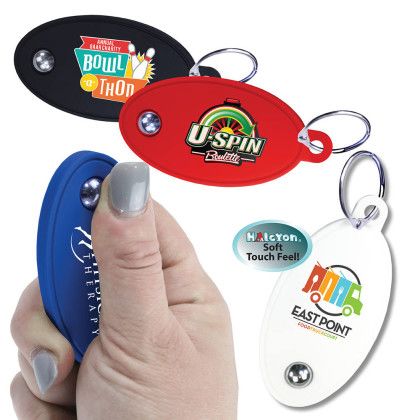 Promotional Halcyon Roll It Fidget  Key Tag