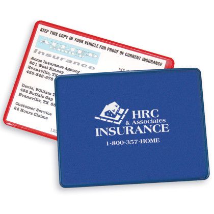 Custom USA Made Proof of Insurance Holder