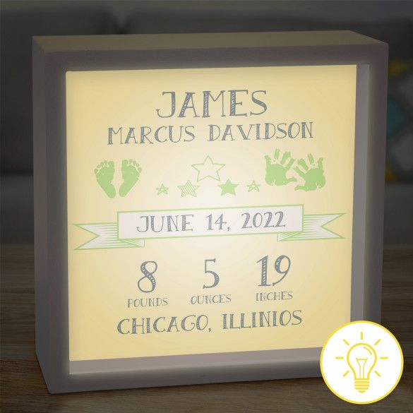 Personalized Night Light For Newborn Baby