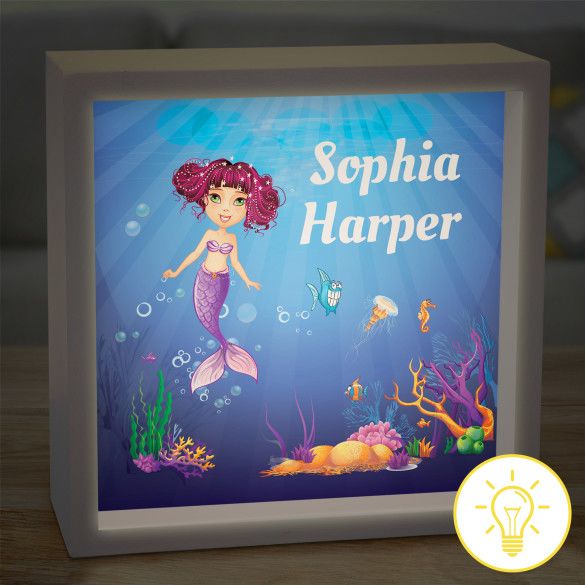 Personalized Mermaid Night Light For Kids