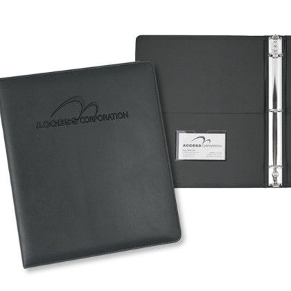 Logo Stratton 1" Professional Ring Binder - Black