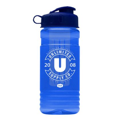 Promotional Tritan Infuser Bottle-20 oz - Blue/Reflex Blue