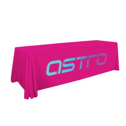 LazerLine 3-sided 8' Throw Full Color Front Logo - Hot Pink