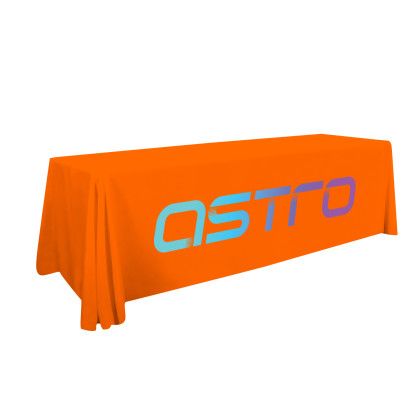 LazerLine 3-sided 8' Throw Full Color Front Logo - Orange