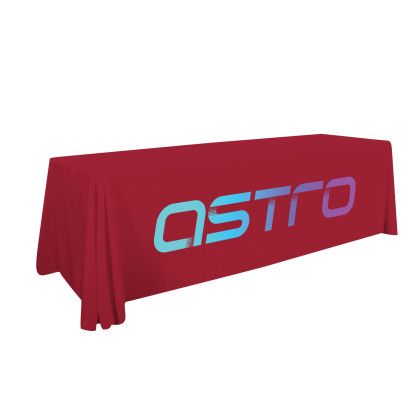 LazerLine 3-sided 8' Throw Full Color Front Logo - Red