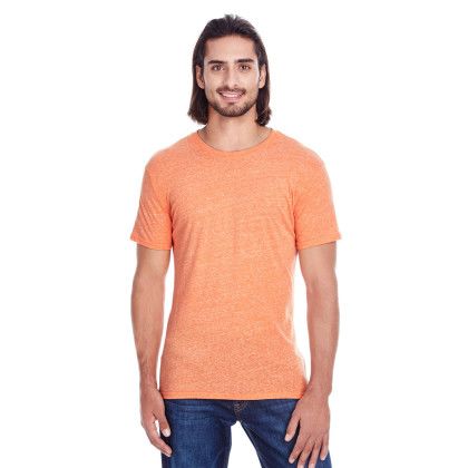 Orange Triblend Eco Unisex Short Sleeve Custom T-Shirt